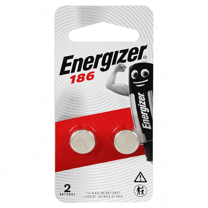 Energizer 186-BP2 D186A Duracell Alkaline battery replaces 186, 186A, AG12, G12A, GP186, KA43, L1142, LR43, RW84, V12GA