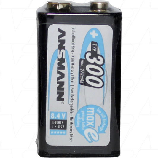 5035451 Ansmann 9V size LSD NiMH Consumer Rechargeable Battery