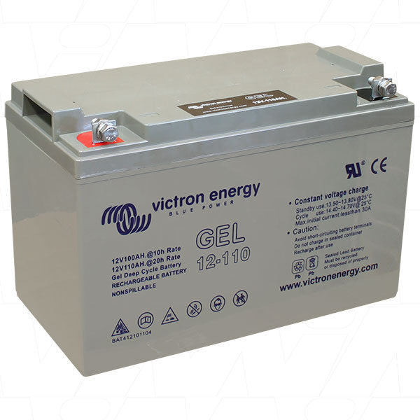 BAT412101104 Victron Energy 12V 110Ah Sealed Lead Acid Deep Cycle Gel Battery BAT412101104