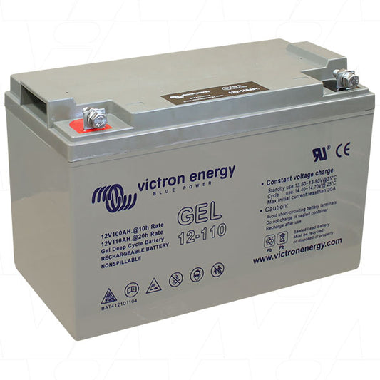 BAT412101104 Victron Energy 12V 110Ah Sealed Lead Acid Deep Cycle Gel Battery BAT412101104