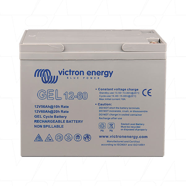 BAT412550104 Victron Energy 12V 60Ah Sealed Lead Acid Deep Cycle Gel Battery BAT412550104