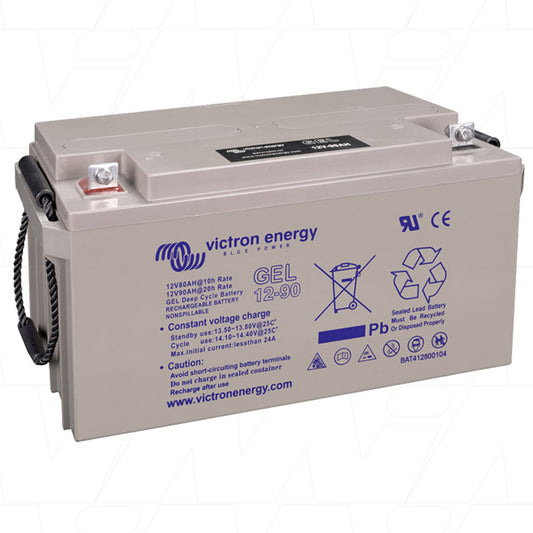 BAT412800104 Victron Energy 12V 90Ah Sealed Lead Acid Deep Cycle Gel Battery BAT412800104