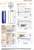 Panasonic BK-1100FHU 1.2V 12000mAh F size Ind. NiMH High Temperature Long Life Cell