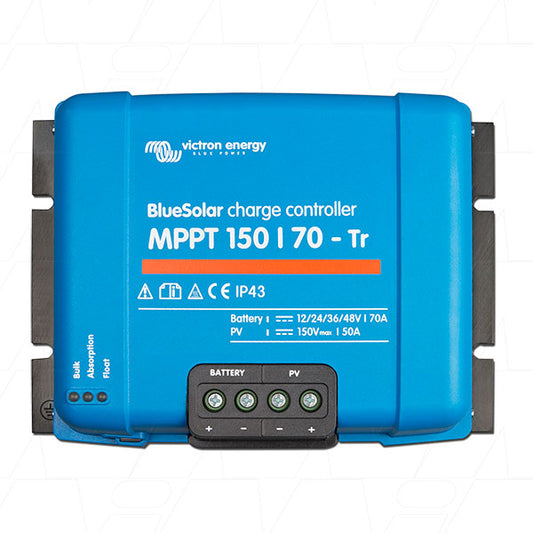 BlueSolar MPPT150/70-TR Victron Energy BlueSolar 12V/24/36/48V 70A Solar Charge Controller MPPT Type 150/70 SCC010070200