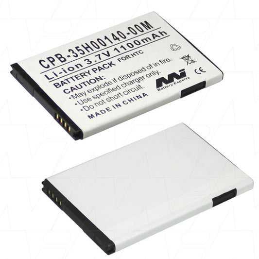 MI Battery Experts CPB-35H00140-00M-BP1 Mobile Phone Battery suitable for HTC 7 Mozart, Desire Z, Moda, Vision & T-Mobile G2