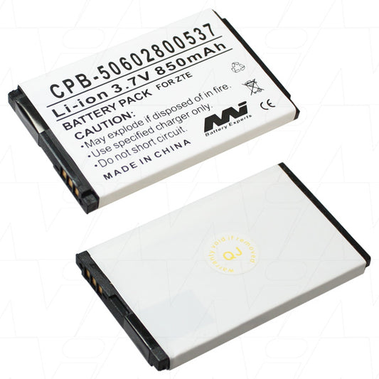 MI Battery Experts CPB-50602800537-BP1 Mobile Phone Battery suitable for ZTE F152, F153, F156, T100, T54, T6 & Telstra T100, T303, Tough 2