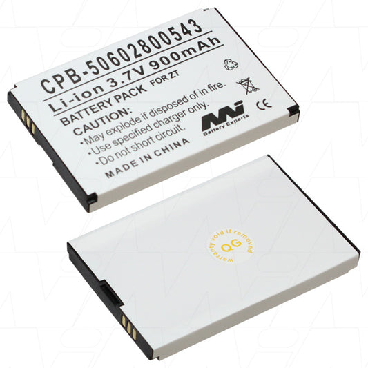 MI Battery Experts CPB-50602800543-BP1 Mobile Phone Battery suitable for ZTE F165, F165i, T165e, T165i & Telstra Explorer