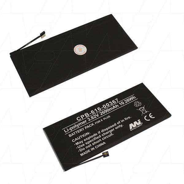 MI Battery Experts CPB-616-00367-BP1 Mobile Phone battery suitable for Apple iPhone 8 Plus