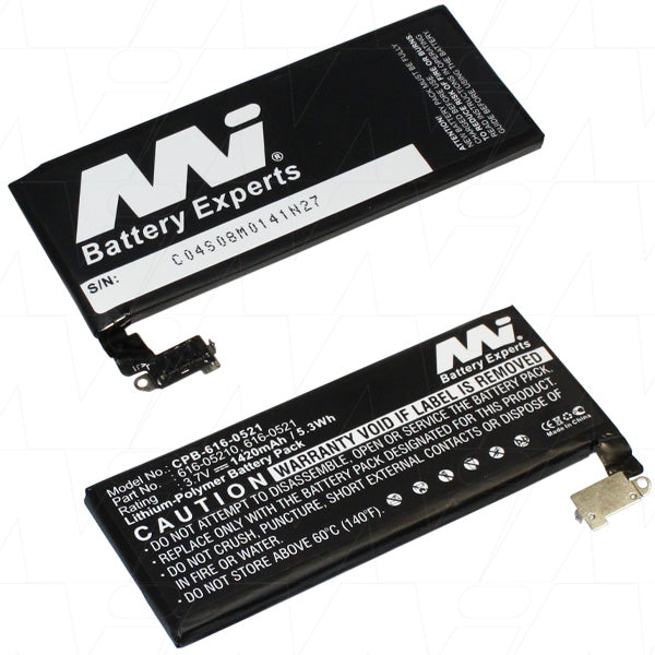 MI Battery Experts CPB-616-0521-BP1 Mobile Phone battery suitable for Apple iPhone 4