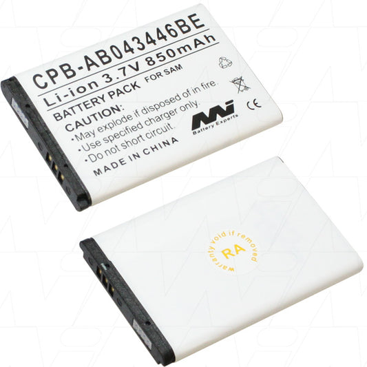 MI Battery Experts CPB-AB043446BE-BP1 Mobile Phone battery suitable for Samsung