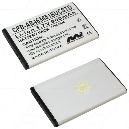 MI Battery Experts CPB-AB463651BUCSTD-BP1 Mobile Phone battery suitable for Samsung Beat DJ, Blade, Blaze, Brooklyn, Corby / Corby Pro, Diva, Genio Touch, Glamour, Preston Icon