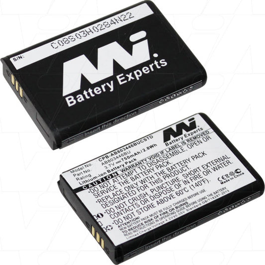 MI Battery Experts CPB-AB803446BUCSTD-BP1 Mobile Phone battery suitable for Samsung Xcover 271, B2710