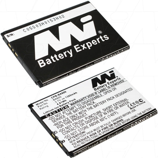 MI Battery Experts CPB-BA600-BP1 Mobile Phone battery suitable for Sony-Ericsson Xperia U