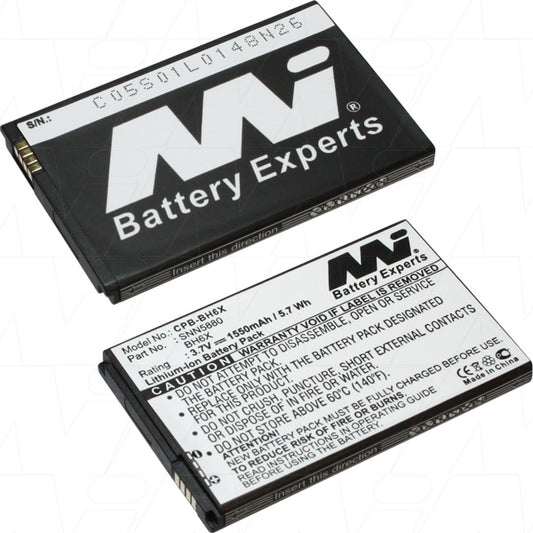 MI Battery Experts CPB-BH6X-BP1 Mobile Phone battery suitable for Motorola Atrix, Droid Bionic, Droid X2, Milestone 2, Olympus