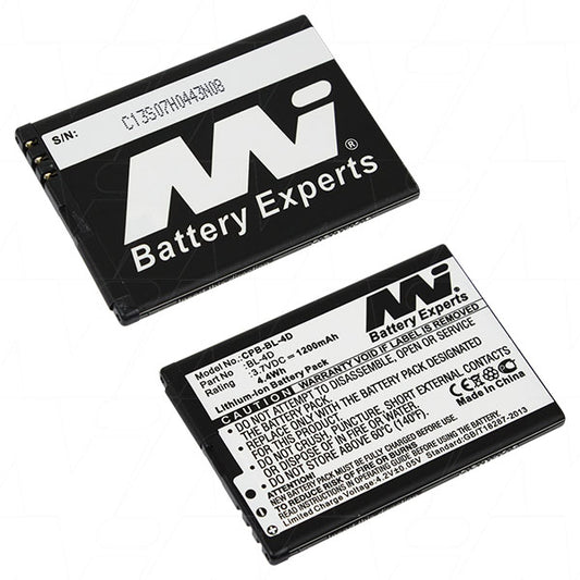 MI Battery Experts CPB-BL-4D-BP1 Mobile Phone battery suitable for Nokia E5, E7, N8, N97 Mini, T7