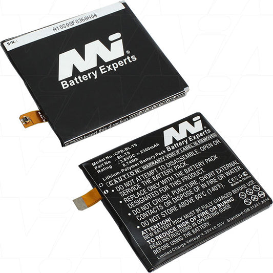 MI Battery Experts CPB-BL-T9-BP1 Mobile Phone Battery suits LG Nexus 5