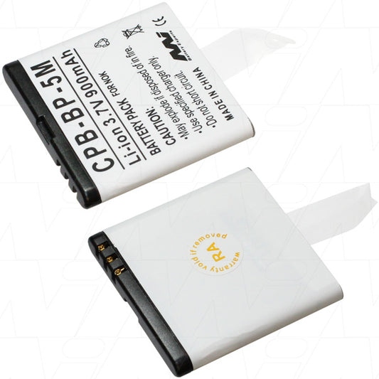 MI Battery Experts CPB-BP-5M-BP1 Mobile Phone Battery suitable for Nokia 5700 XpressMusic, 6110 Navigator, 6500 Slide, N81