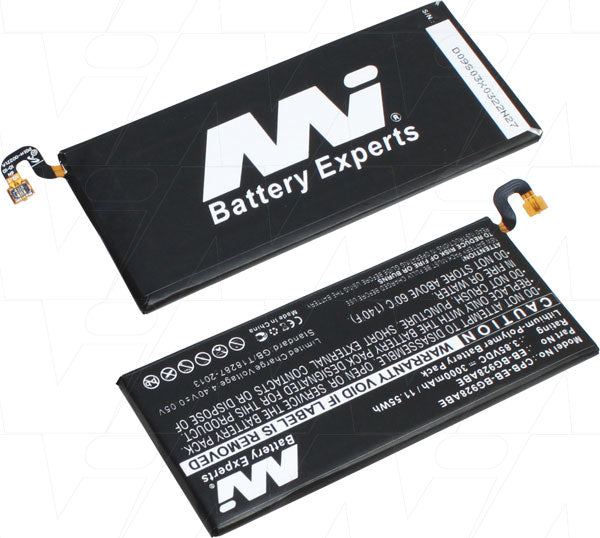 MI Battery Experts CPB-EB-BG928ABE-BP1 Mobile Phone Battery suitable for Samsung Galaxy S6 Edge+