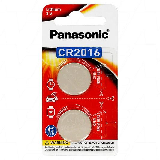 Panasonic CR2016-BP2(P) Panasonic CR2016 Consumer Lithium Battery Coin Cell