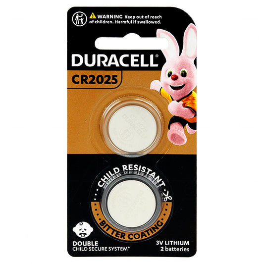 Duracell DL2025B2 DL2025 Duracell Lithium Calculator battery. Replaces CR2025