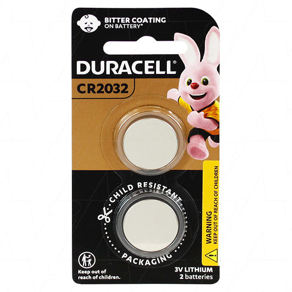 Duracell DL2032B2 DL2032 Duracell Lithium Calculator battery. Replaces CR2032