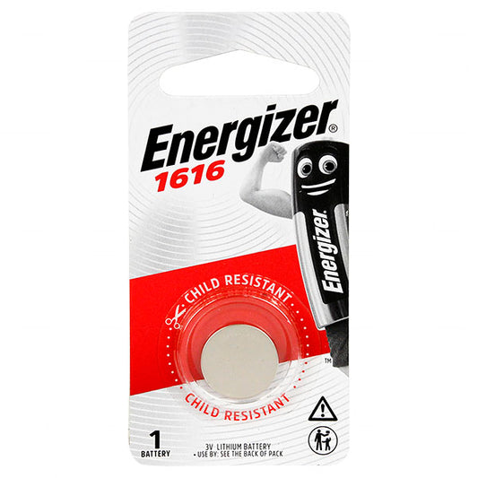 Energizer ECR2016-BP2 CR2016 3V Lithium Coin Cell Blister of 2