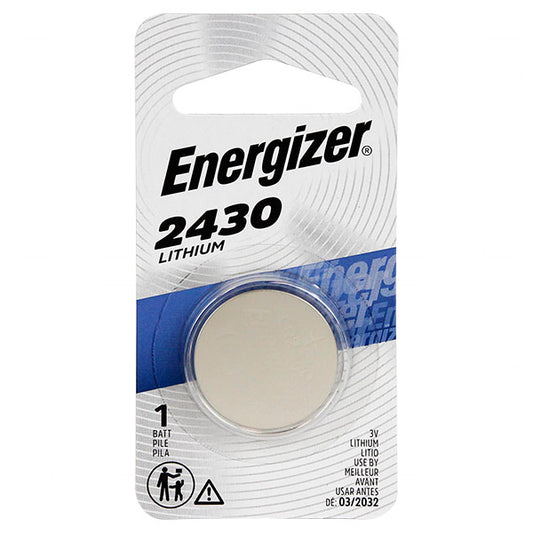 Energizer ECR2430-BP1 CR2430 3V Lithium Coin Cell Blister of 1