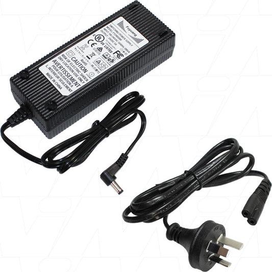 FY2405000 100-240VAC to 24VDC 5A 120W Switchmode Power Supply with 2.1mm Right Angle DC Plug