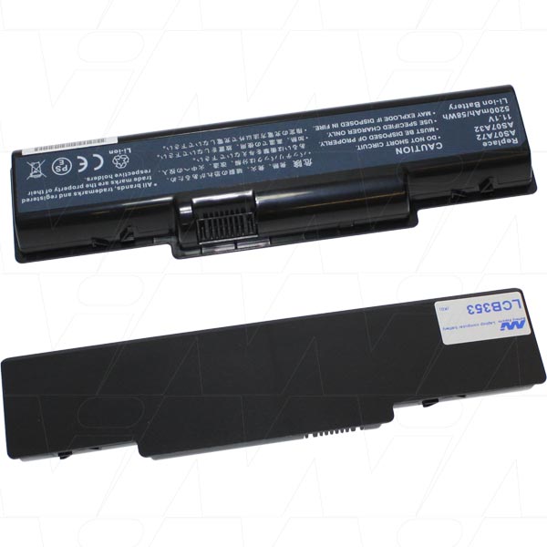 MI Battery Experts LCB353 Laptop battery suitable for Acer, Gateway, Packard Bell