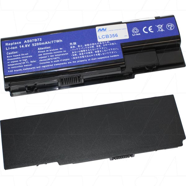 MI Battery Experts LCB356 Laptop battery suitable for Acer Aspire, Extensa, TravelMate series