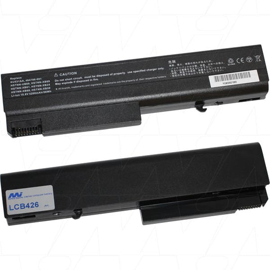 MI Battery Experts LCB426 Laptop battery suitable for Compaq, Hewlett Packard Business Notebook series