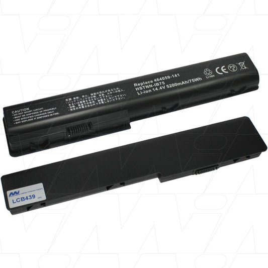 MI Battery Experts LCB439 Laptop battery suitable for Hewlett Packard Pavilion dv7 series, dv8 series