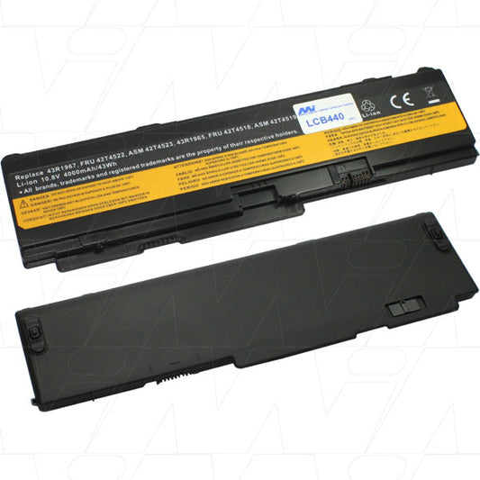 MI Battery Experts LCB440 Laptop battery suitable for Lenovo Thinkpad X300 series, X301 series