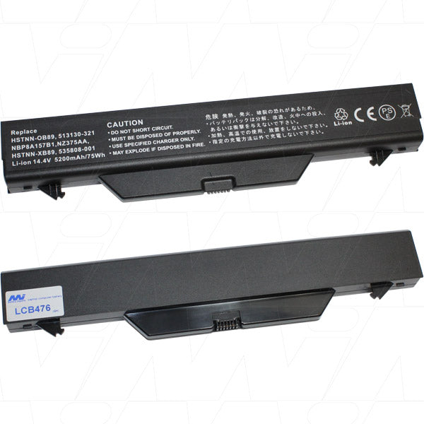 MI Battery Experts LCB476 Laptop battery suitable for Hewlett Packard ProBook 4500 / 4700 series