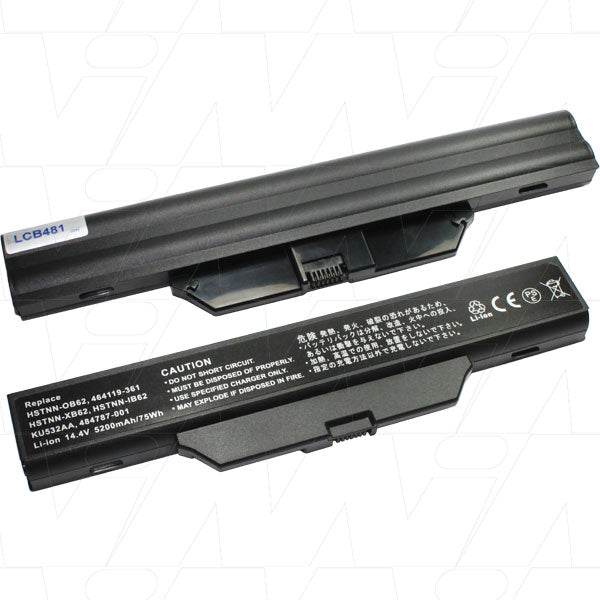 MI Battery Experts LCB481 Laptop battery suitable for Compaq, Hewlett Packard Business Notebook series