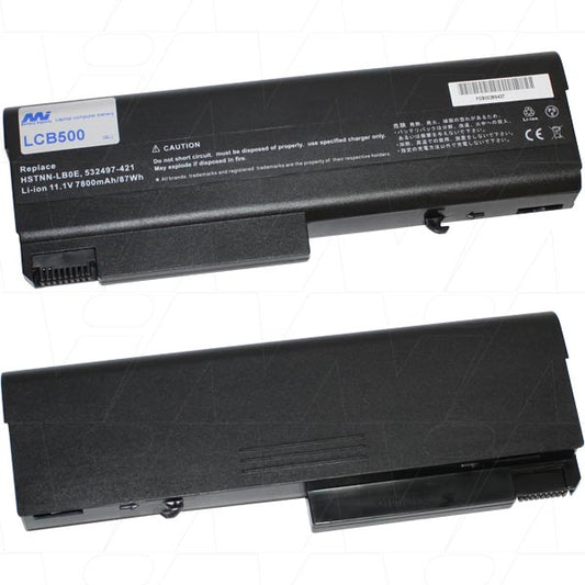 MI Battery Experts LCB500 Laptop battery suitable for Hewlett Packard Business Notebook, EliteBook and ProBook series