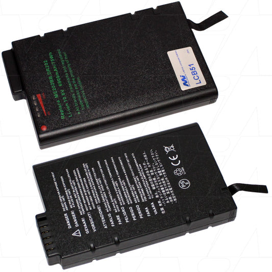 MI Battery Experts LCB51 Laptop battery suitable for Epson Vividy Note Pro C, Hitachi Visionbook PLUS / PRO, Samsung SENSPRO 500