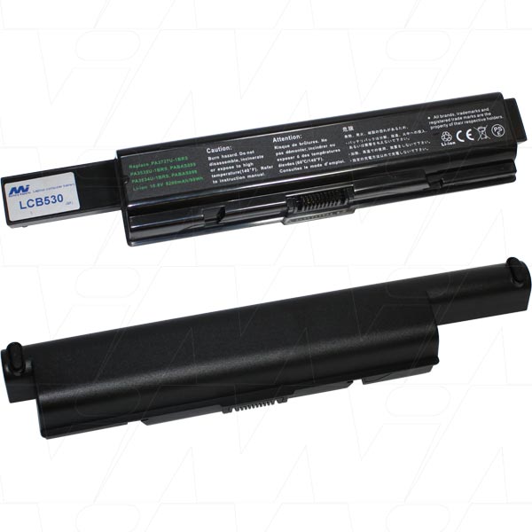 MI Battery Experts LCB530 Laptop battery suitable for Toshiba Equium series, Satellite & Satellite Pro series