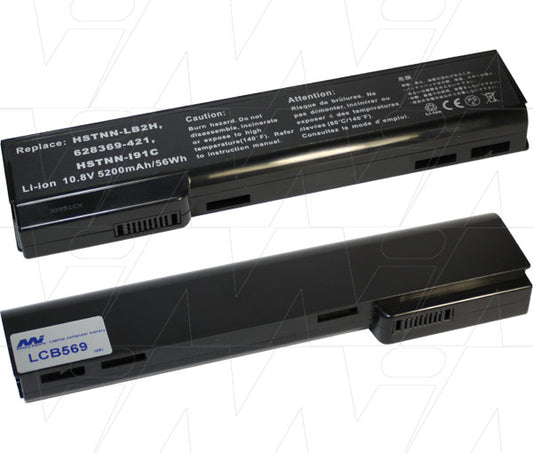 MI Battery Experts LCB569 Laptop battery suitable for Hewlett Packard EliteBook and ProBook series