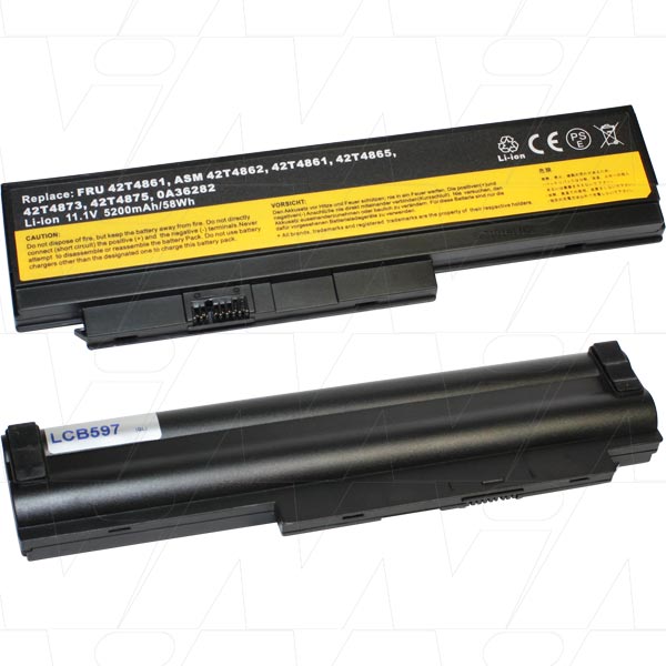 MI Battery Experts LCB597 Laptop battery suitable for Lenovo Thinkpad X220, X220i