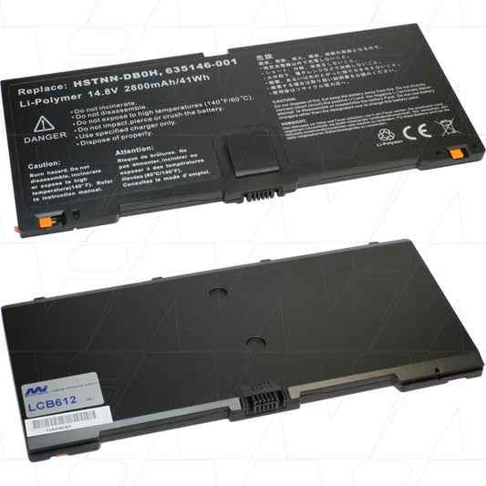 MI Battery Experts LCB612 Laptop battery suitable for Hewlett Packard ProBook 5330M