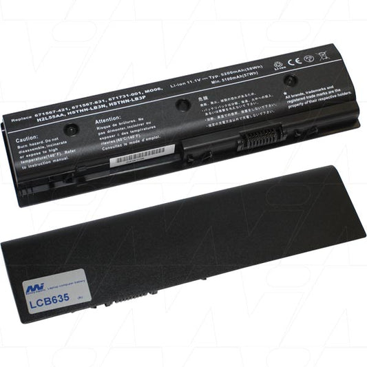 MI Battery Experts LCB635 Laptop battery suitable for Hewlett Packard Envy, Pavilion series