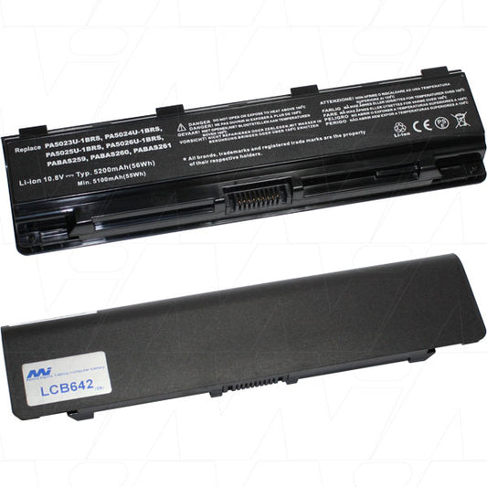 MI Battery Experts LCB642 Laptop battery suitable for Toshiba Dynabook Qosmio, Satellite, Satellite Pro series