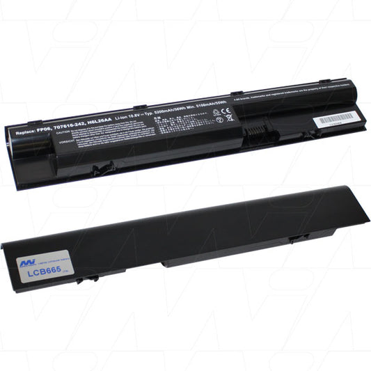 MI Battery Experts LCB665 Laptop battery suitable for Hewlett Packard ProBook 440, 445, 450, 455, 470 series