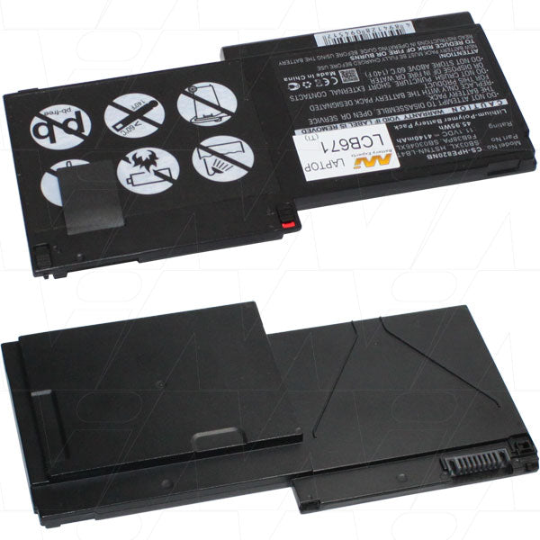 MI Battery Experts LCB671 Laptop battery suitable for Hewlett Packard EliteBook 820, 820 G1 serie