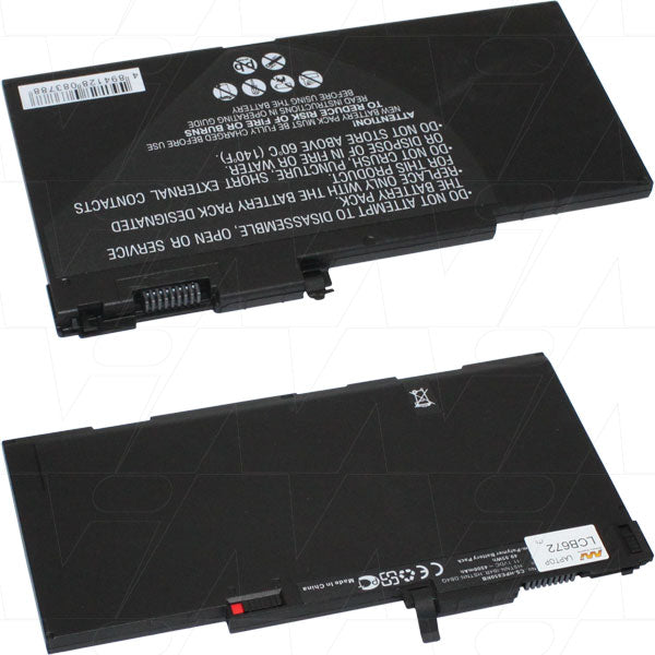 MI Battery Experts LCB672 Laptop battery suitable for Hewlett Packard EliteBook 850, 850 G1, Z books