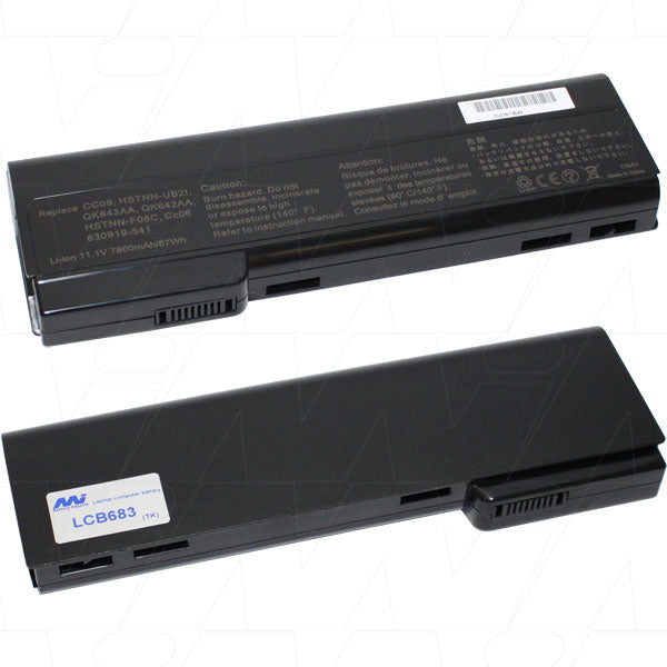 MI Battery Experts LCB683 Laptop battery suitable for Hewlett Packard EliteBook and ProBook series