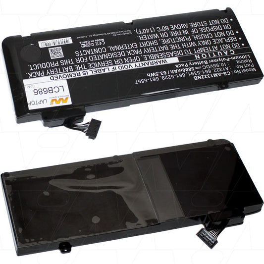 MI Battery Experts LCB686 Laptop battery suitable for Apple MacBook Pro 13 inch