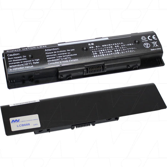 MI Battery Experts LCB688 Laptop battery suitable for Hewlett Packard Envy 15/17 series, Envy TouchSmart 15/17 series, Pavilion 14/15/17 series