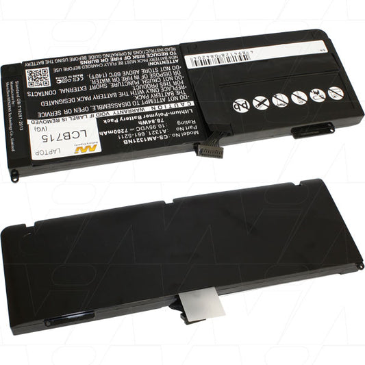 MI Battery Experts LCB715 Laptop battery suitable for Apple MacBook Pro 15 inch (2009)